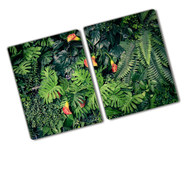 Protection pour plaque de cuisson Jungle exotique