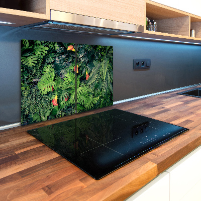 Protection pour plaque de cuisson Jungle exotique