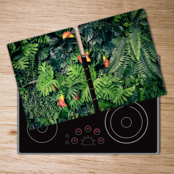 Protection pour plaque de cuisson Jungle exotique