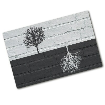 Protection plaque induction Arbres sur un mur