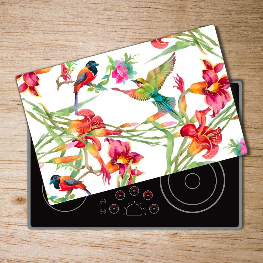 Protection plaque induction Oiseaux exotiques