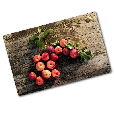 Protège plaque de cuisson Pommes sur la table