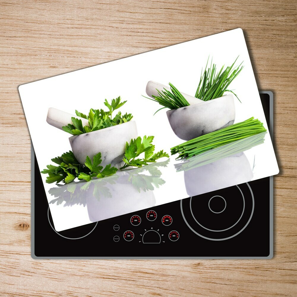 Protection pour plaque de cuisson Herbes