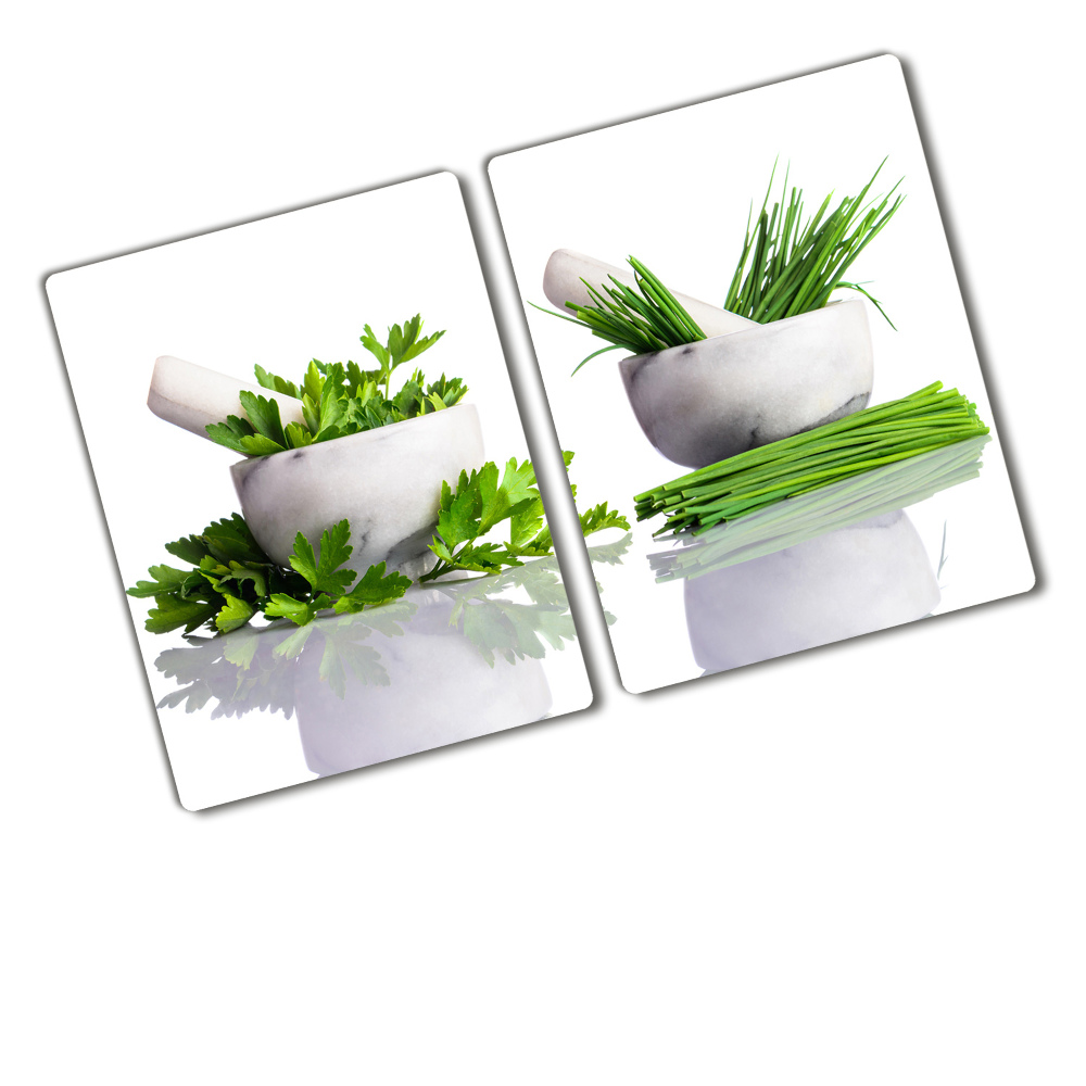 Protection pour plaque de cuisson Herbes