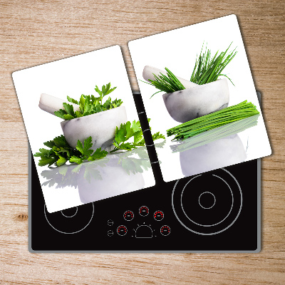 Protection pour plaque de cuisson Herbes