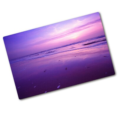 Protection plaque induction Coucher de soleil sur la mer