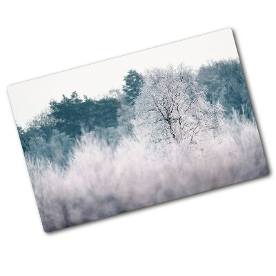 Cache plaque de cuisson Arbres en hiver