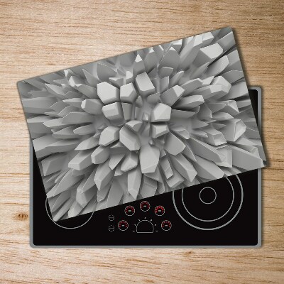 Protection plaque induction Abstraction 3D pierres