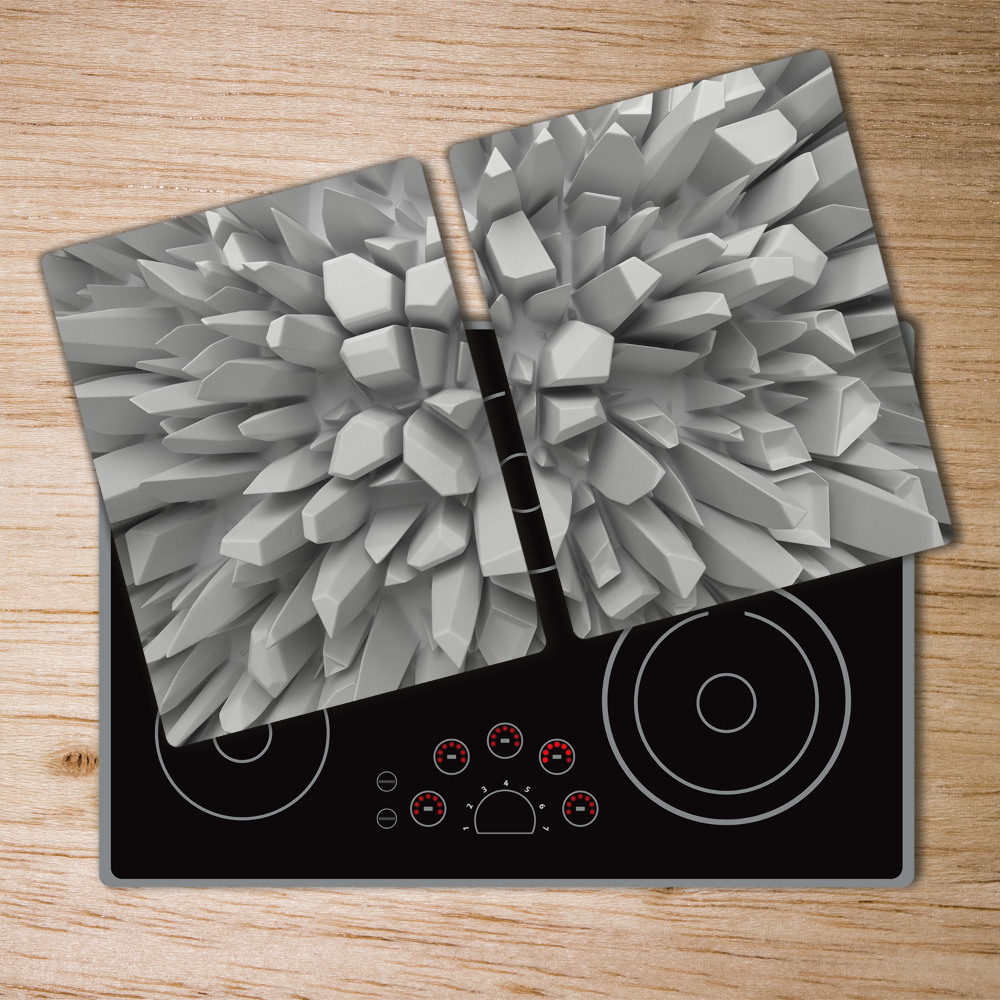 Protection plaque induction Abstraction 3D pierres