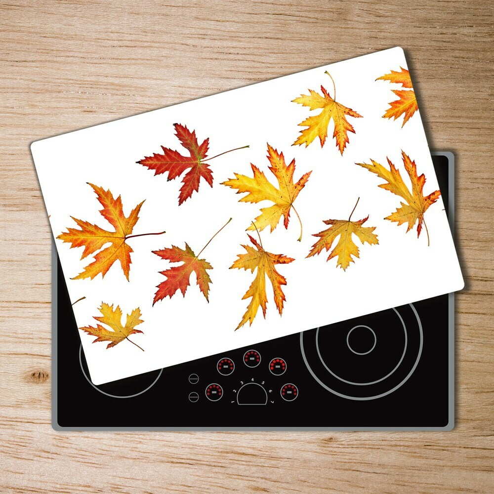 Protection pour plaque de cuisson Feuilles d'automne