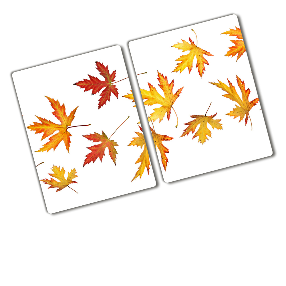 Protection pour plaque de cuisson Feuilles d'automne