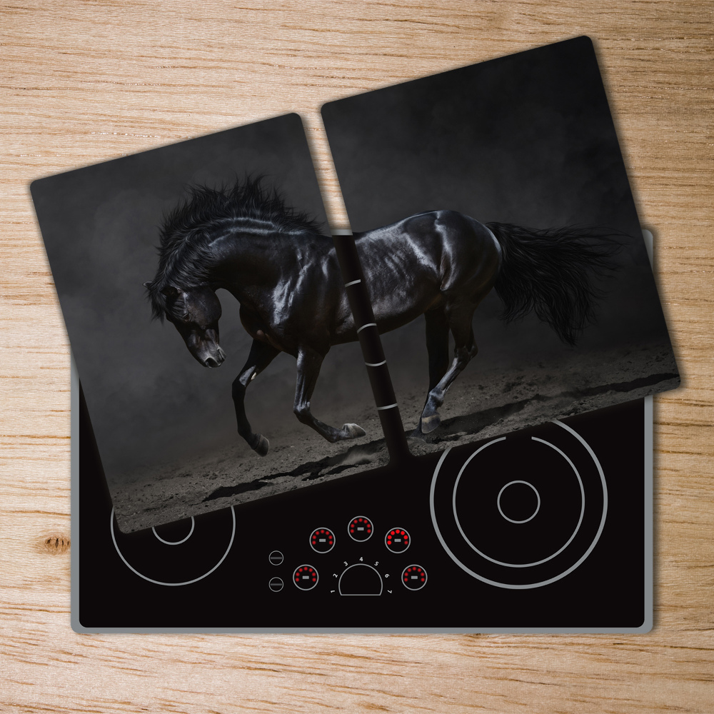 Protection plaque induction Cheval noir