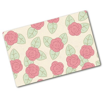 Protection pour plaque de cuisson Roses