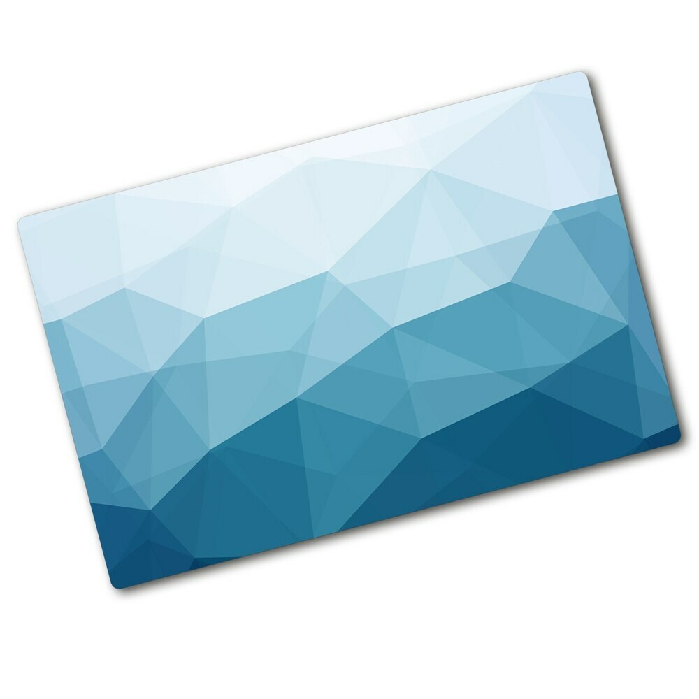 Protection plaque induction Fond abstrait en nuances de bleu