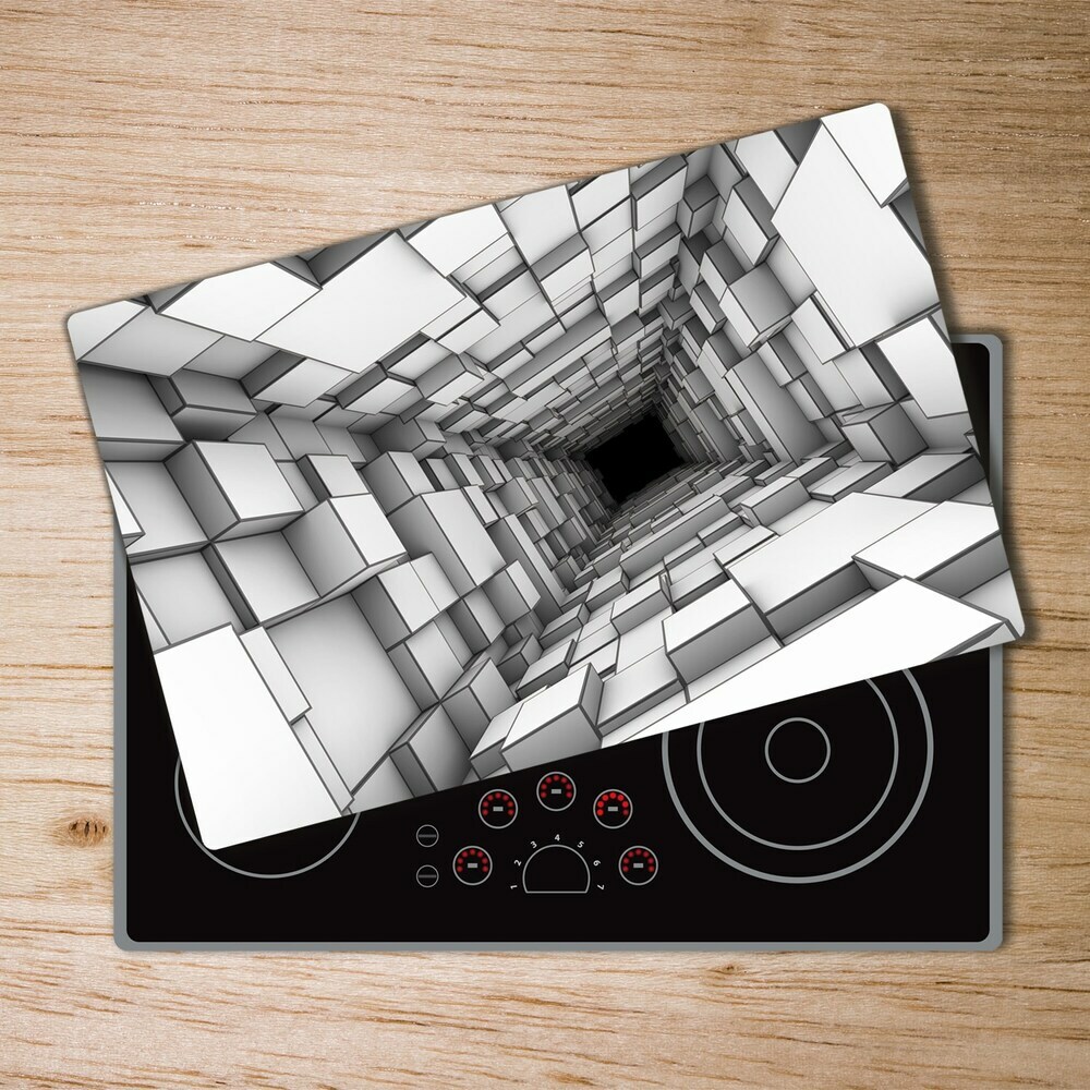 Protection plaque induction Tunnel de cubes