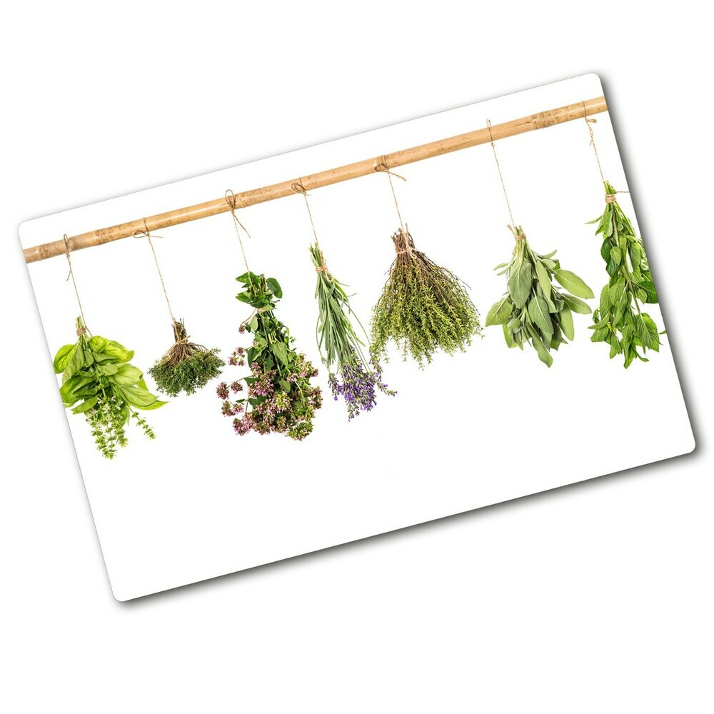 Couvre plaque de cuisson Herbes sur un bâton de ficelle