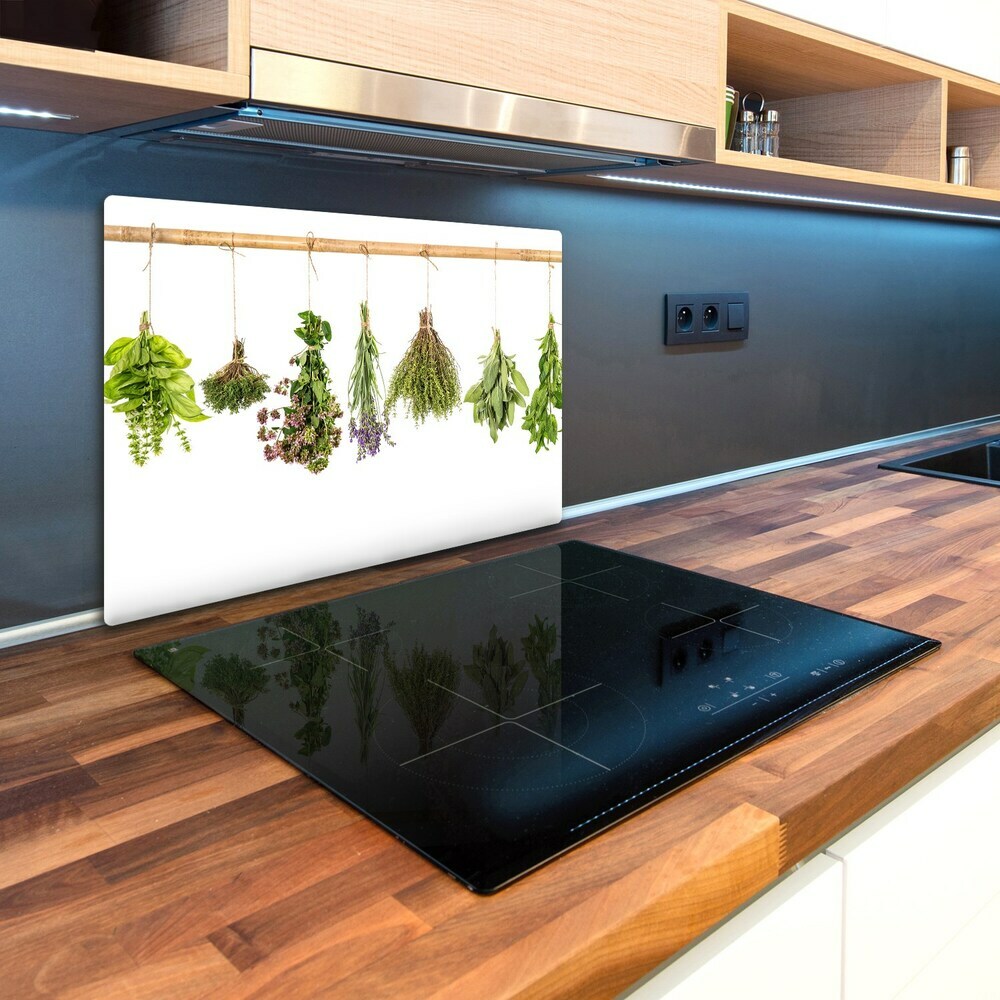 Couvre plaque de cuisson Herbes sur un bâton de ficelle