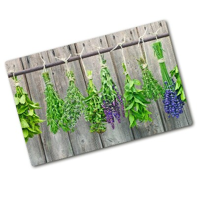 Protection plaque induction Herbes sur une ficelle