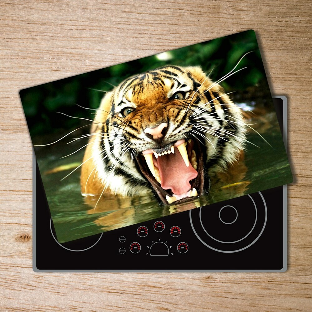 Protection plaque induction Tigre rugissant