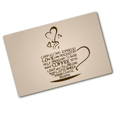 Protection plaque induction Une tasse de café Sayings