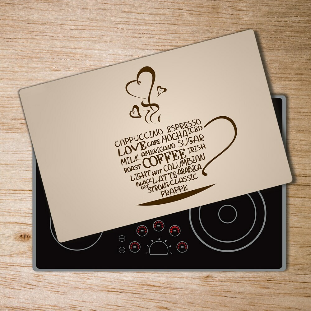 Protection plaque induction Une tasse de café Sayings