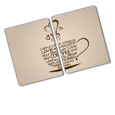 Protection plaque induction Une tasse de café Sayings