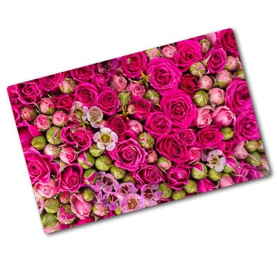 Protection pour plaque de cuisson Roses roses