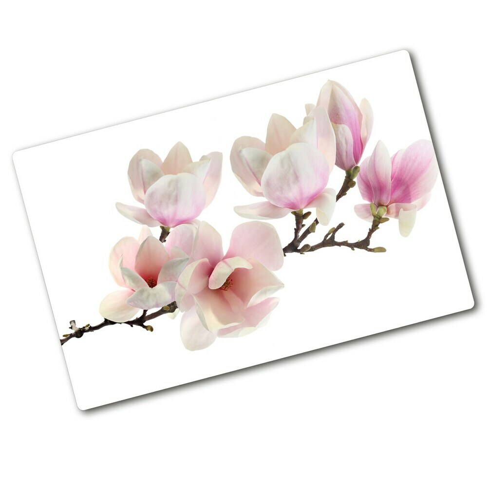 Protection pour plaque de cuisson Fleur de magnolia