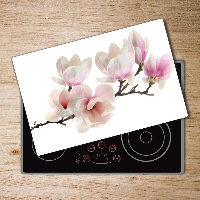 Protection pour plaque de cuisson Fleur de magnolia