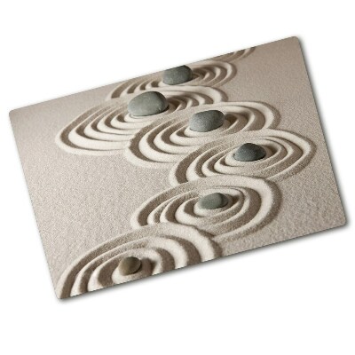 Protection plaque induction Pierres zen sable