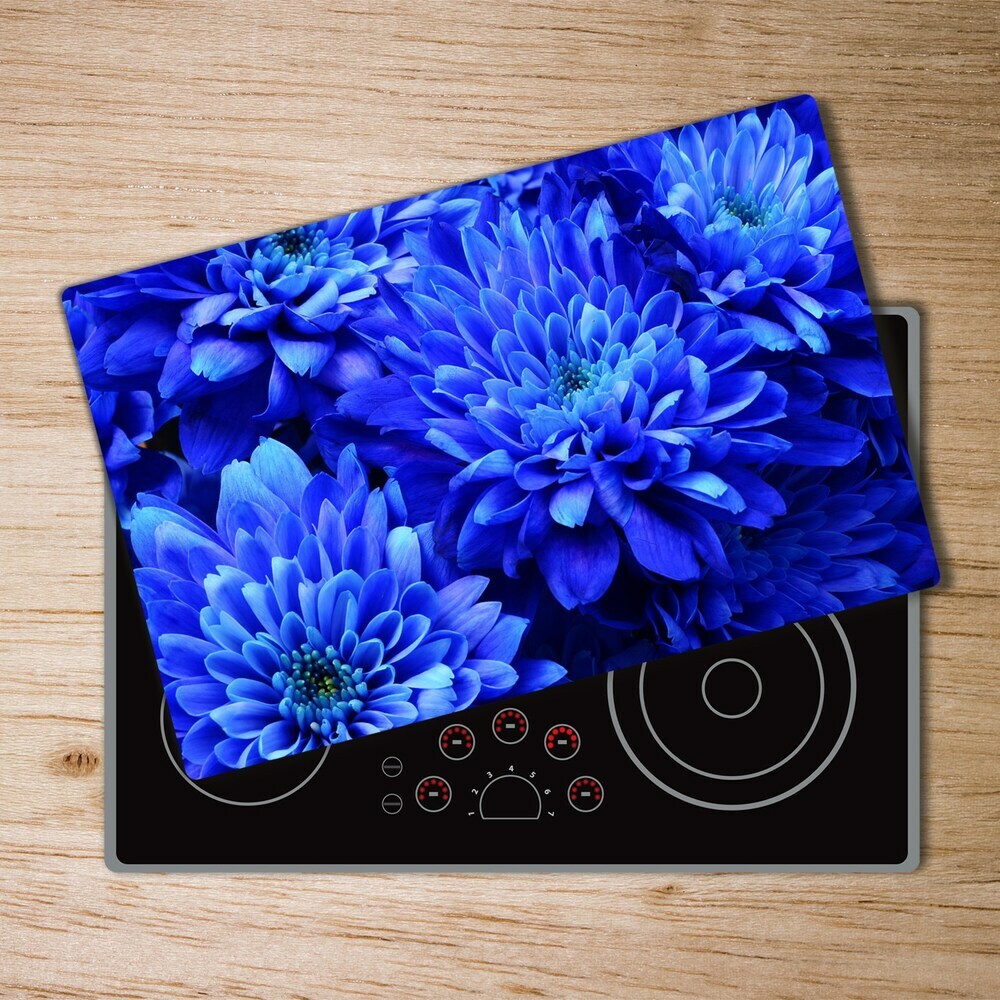 Protection pour plaque de cuisson Aster bleu