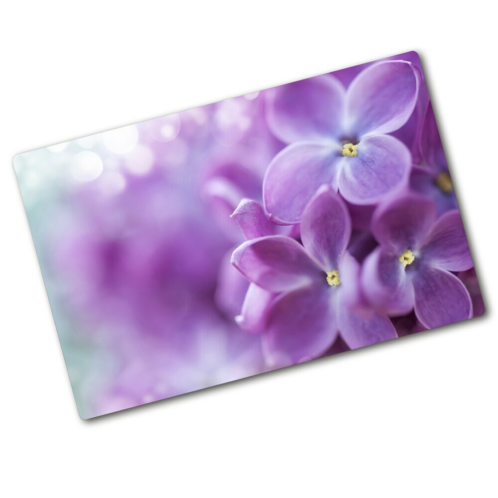 Protection pour plaque de cuisson Fleurs de lilas