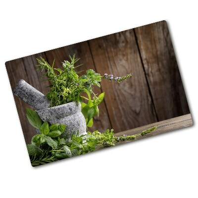 Protection plaque induction Herbes au mortier