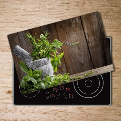 Protection plaque induction Herbes au mortier