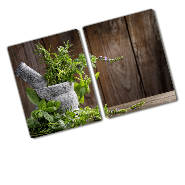 Protection plaque induction Herbes au mortier