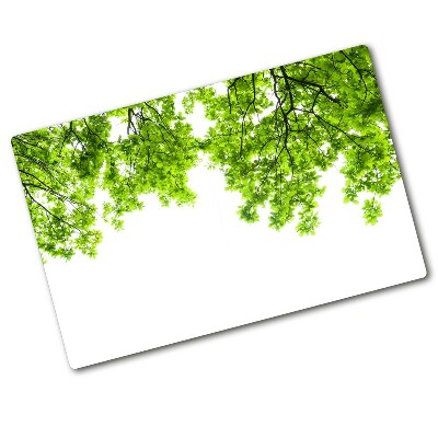 Protection pour plaque de cuisson Feuilles de chêne