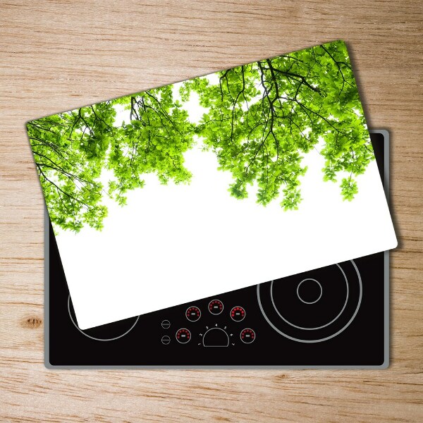Protection pour plaque de cuisson Feuilles de chêne