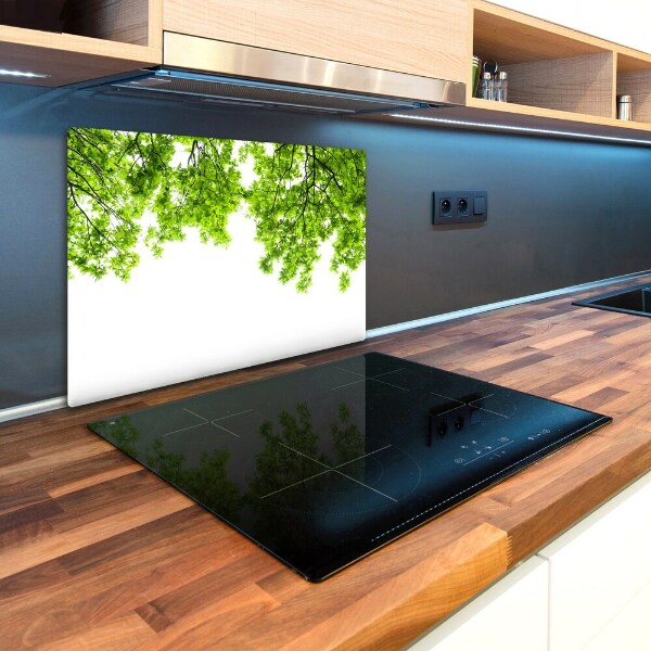 Protection pour plaque de cuisson Feuilles de chêne