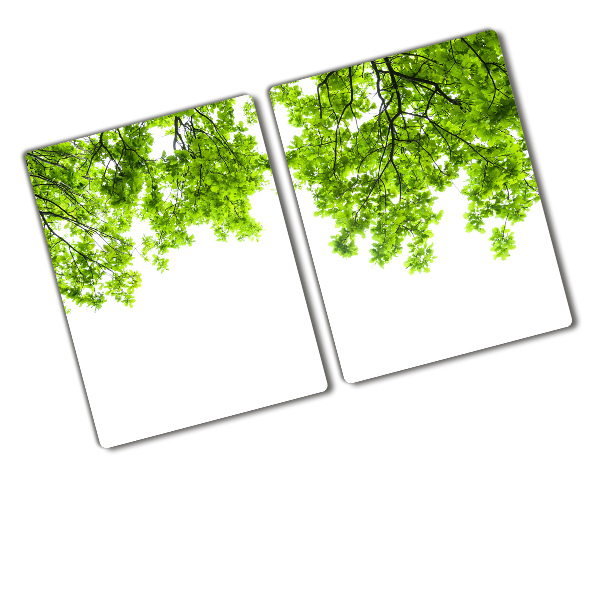 Protection pour plaque de cuisson Feuilles de chêne