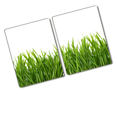 Protection pour plaque de cuisson Herbe verte