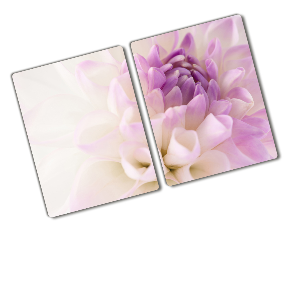 Protection pour plaque de cuisson Dahlia blanc