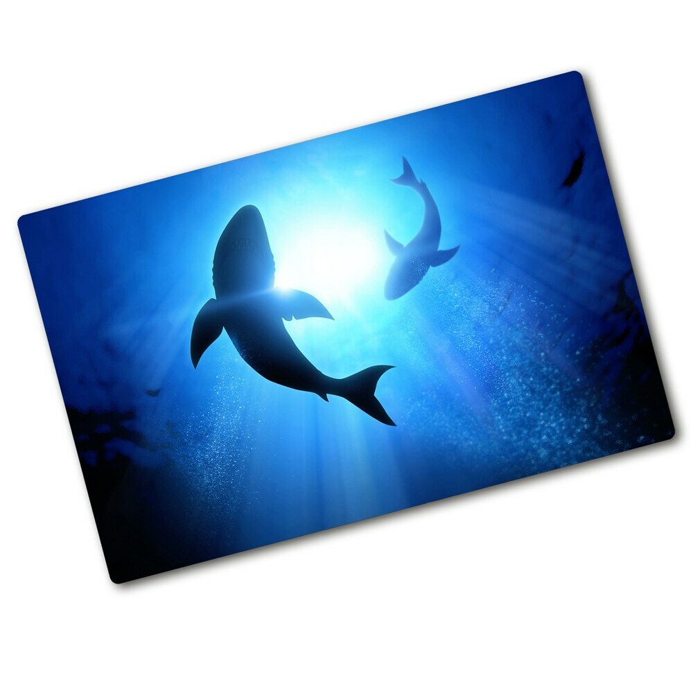 Protection plaque induction Deux requins