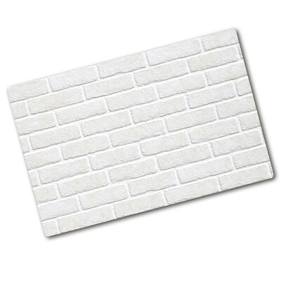 Protection pour plaque de cuisson Mur de briques blanches