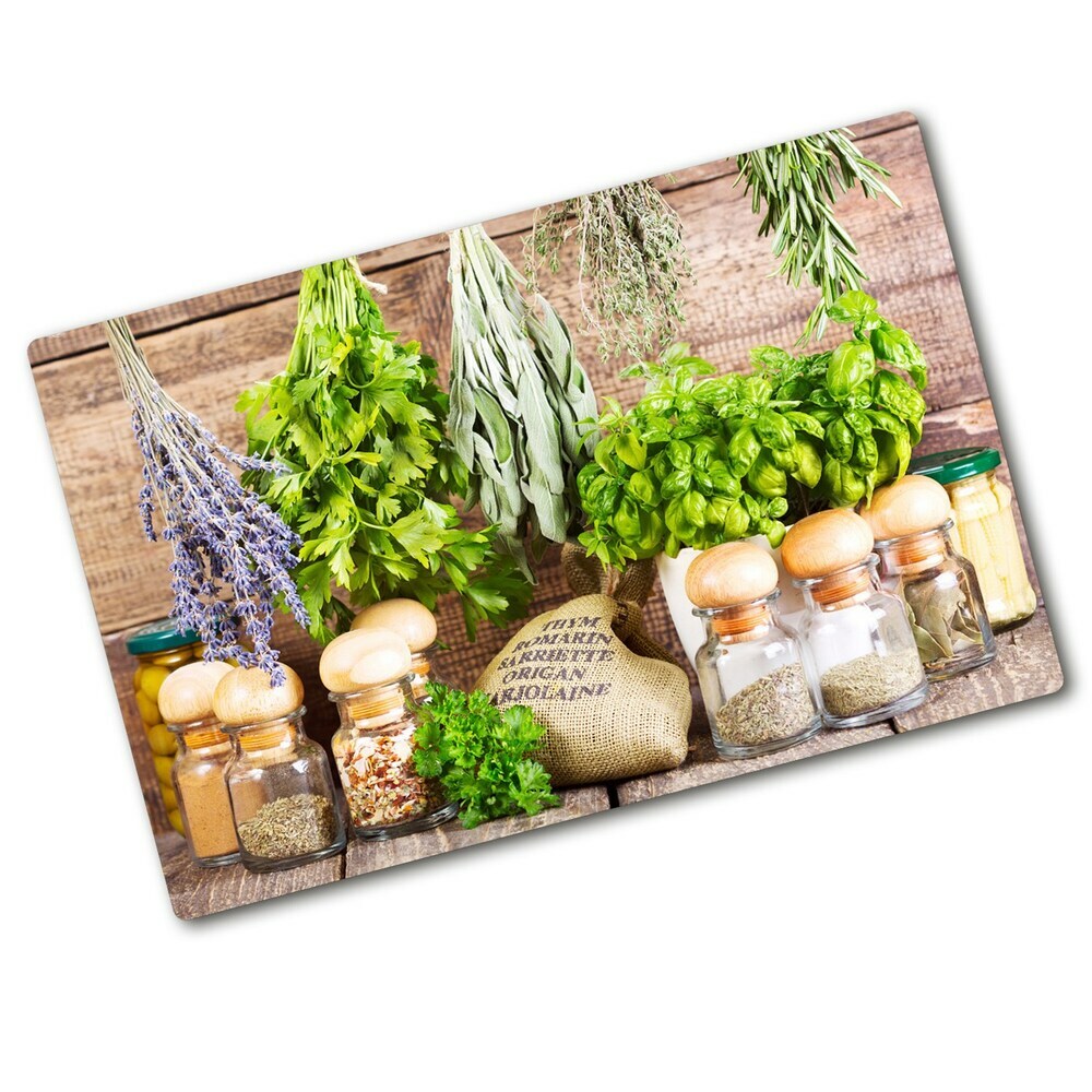 Cache plaque de cuisson Herbes