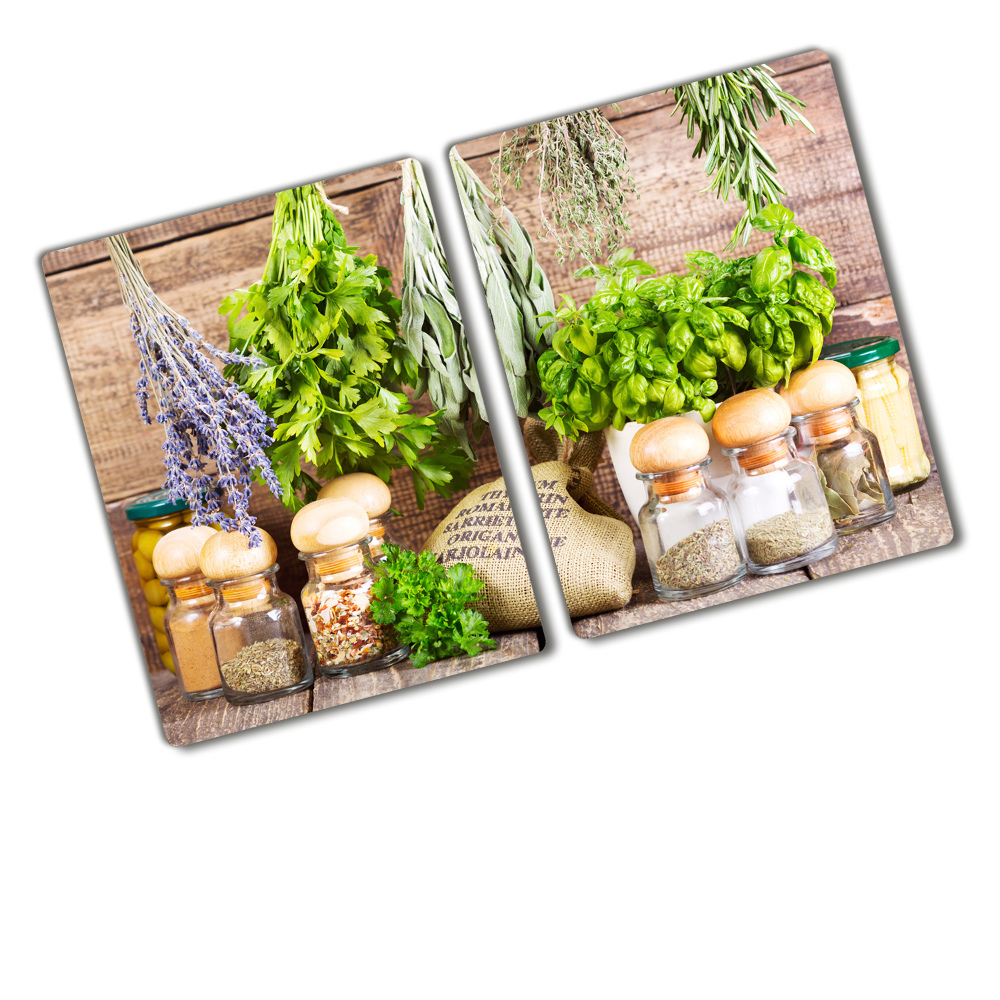 Cache plaque de cuisson Herbes