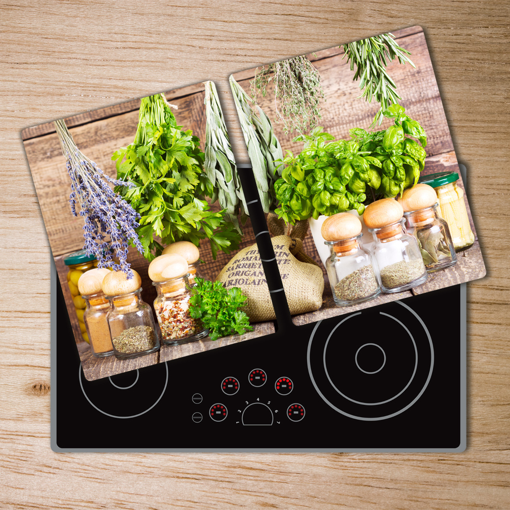 Cache plaque de cuisson Herbes