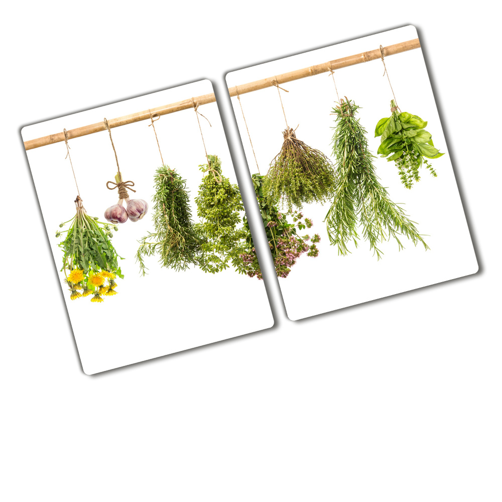 Protection plaque induction Herbes sur un fil