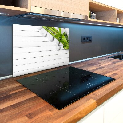 Protection pour plaque de cuisson Bambou et pierres