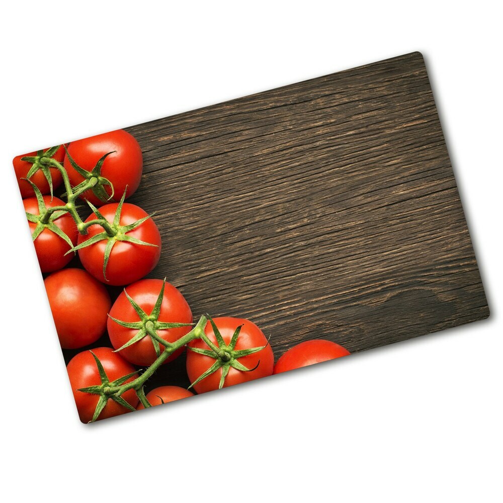 Cache plaque de cuisson Tomates sur bois