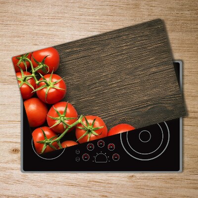 Cache plaque de cuisson Tomates sur bois